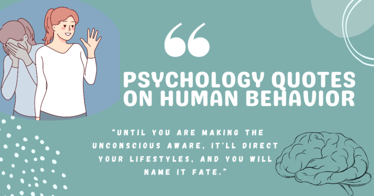 psychology quotes on human behavior